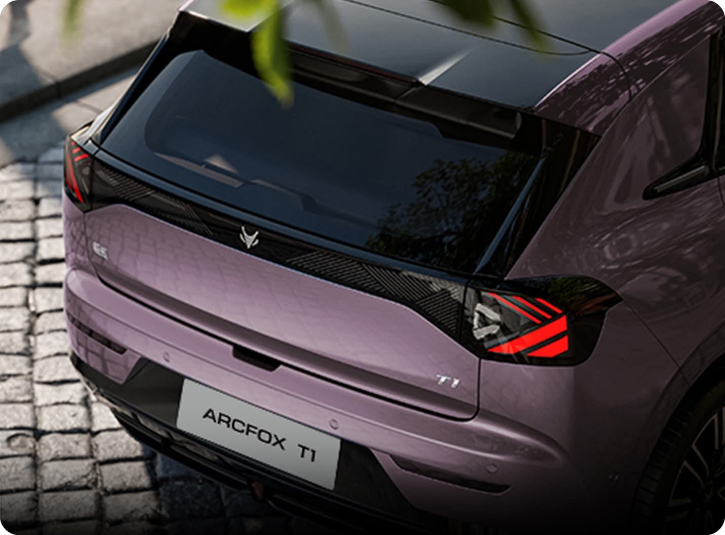 ARCFOX T1 - Vista trasera