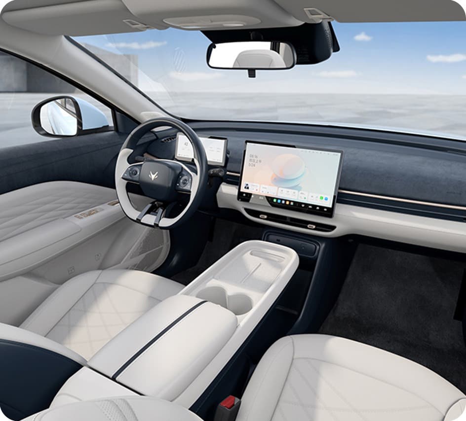 ARCFOX T1 - Interior blanco